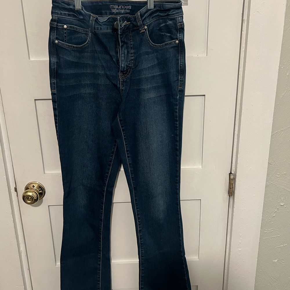 Maurices Women's Deep Indigo Boot Cut Jeans